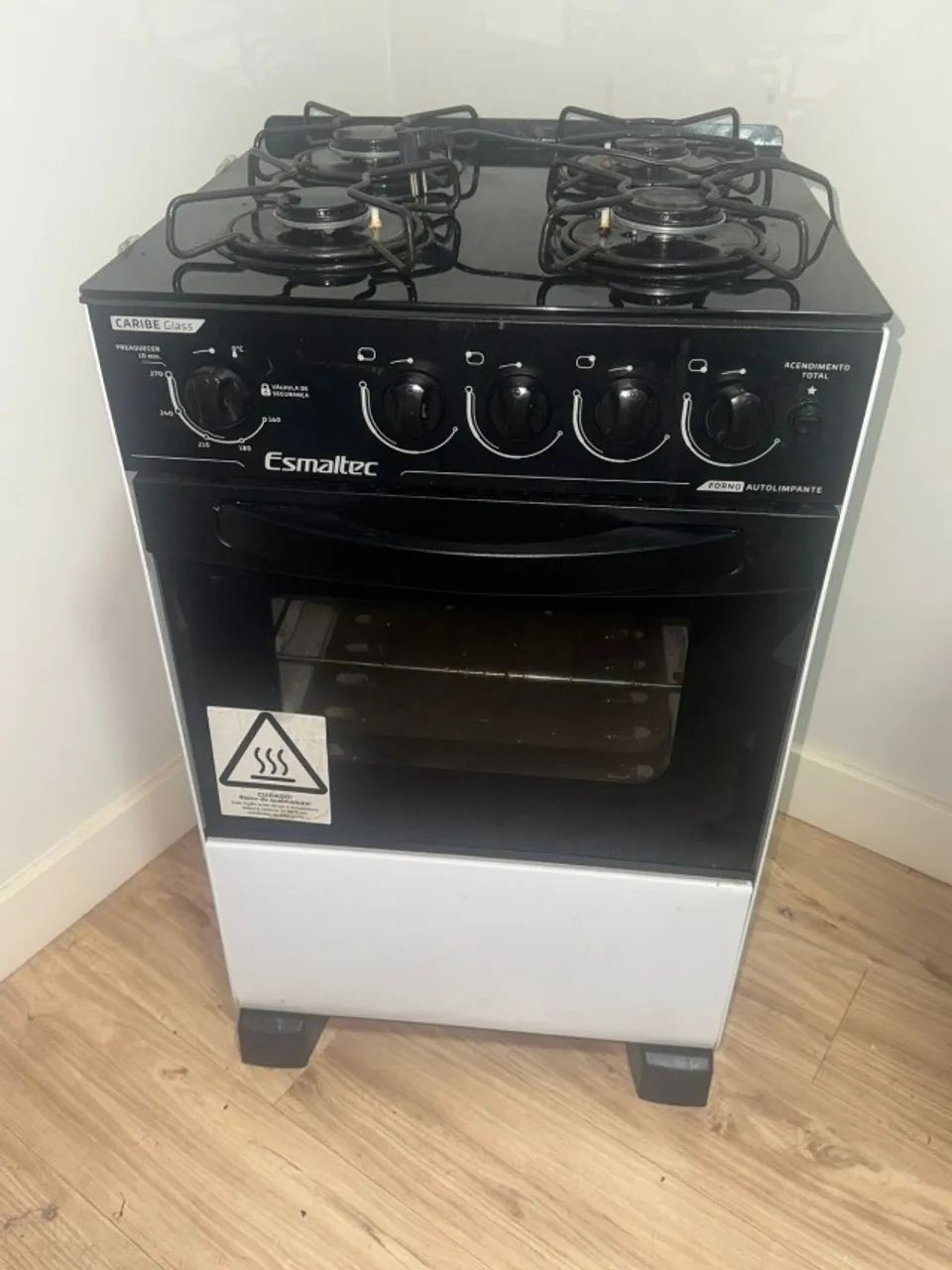 FOGÃO 4 BOCAS ESMALTEC