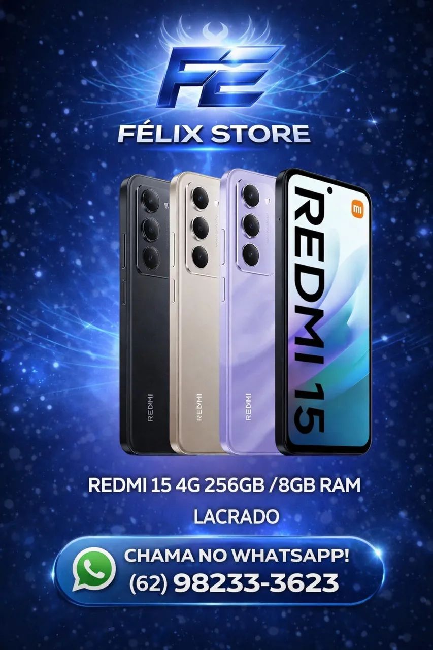 REDMI 15 4G 256GB/8GB RAM LACRADO 