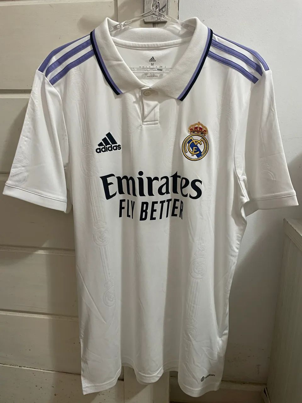 Camisa I Oficial Real Madrid 2022-2023 Tamanho M - Foto 4