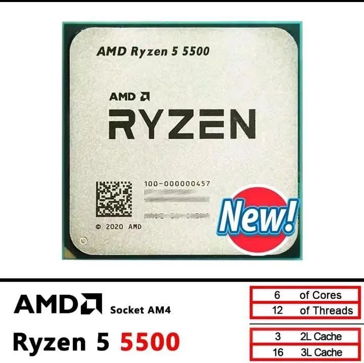 Processador Ryzen 5 5500 - Foto 2