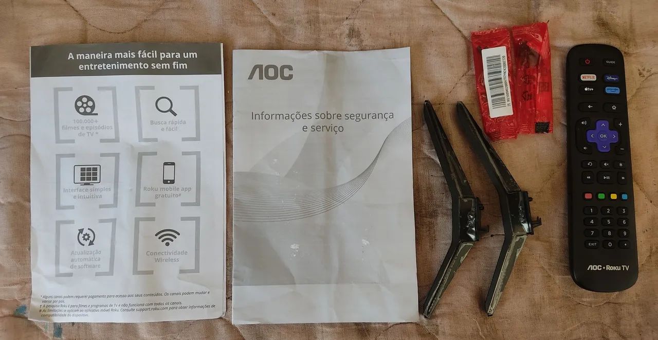 TV AOC Roku Smart 32 polegadas 32s5135 (Na Caixa) (Não Aceitamos Troca Apenas Venda) - Foto 4