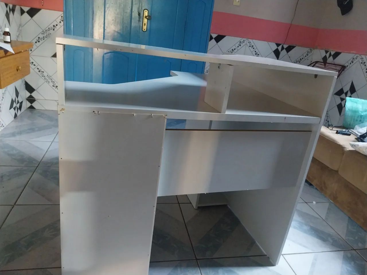 Escrivania Branca 100% MDF - Foto 3
