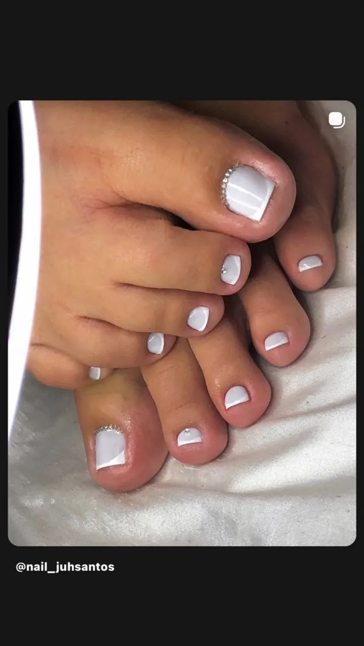ESMALTAÇÃO EM GEL PARA PÉS DECORADA - Foto 5