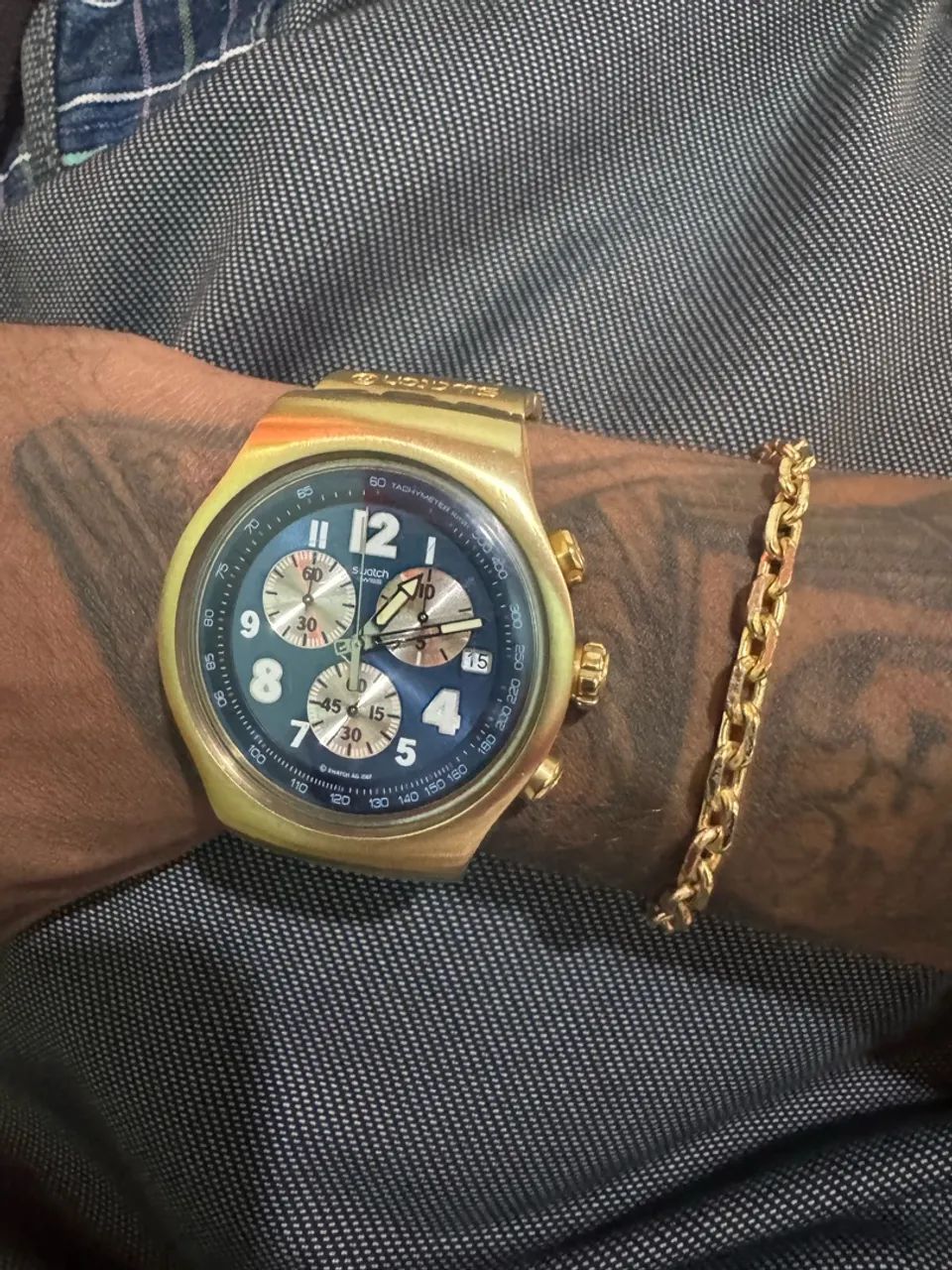 Swatch Cara Azul 