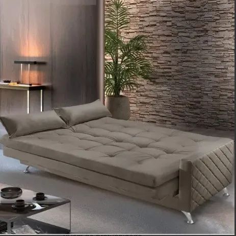 Sofá Cama 3 Lugares Viena Ref 11 - USADO EM ÓTIMO  - Foto 2