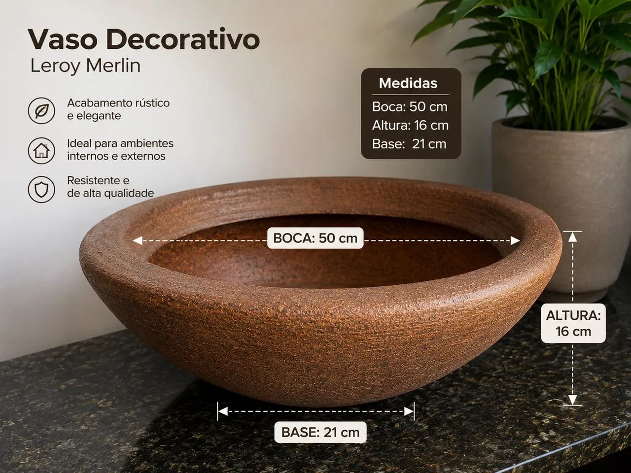 Vaso de Planta  - Foto 2