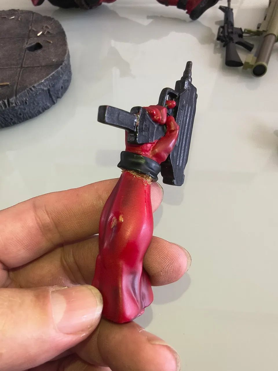 Deadpool kotobukiya Fine Art 1/7 Bowen scale - Foto 4
