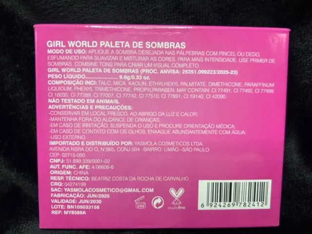 paleta de sombras - girl world - Foto 5