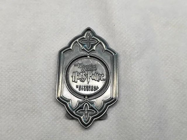 Colar Pingente Corrente Giratória Castelo Harry Potter