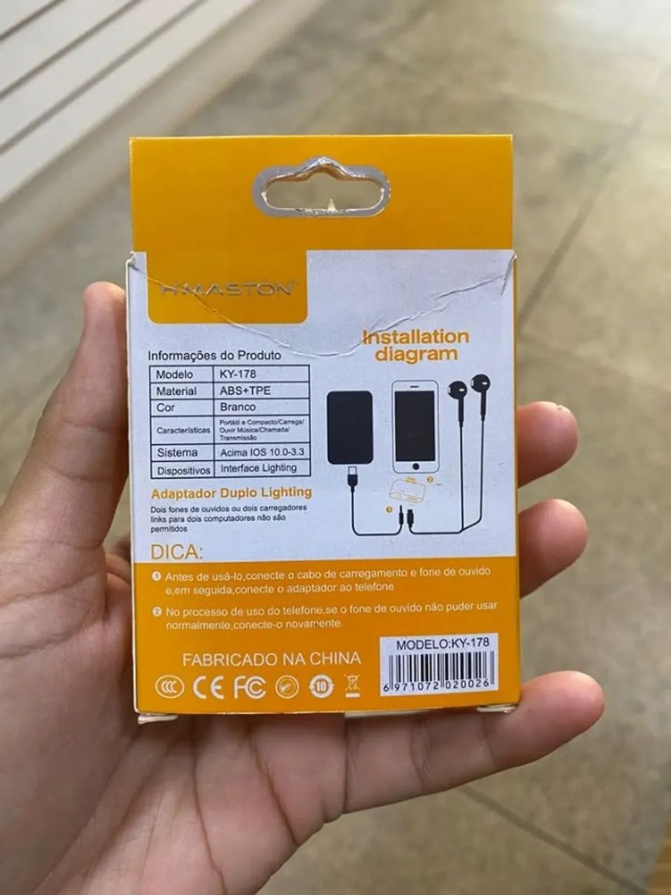 Adaptador Lightning 2 em 1 - Carregue e Ouça Música no iPhone - Foto 2