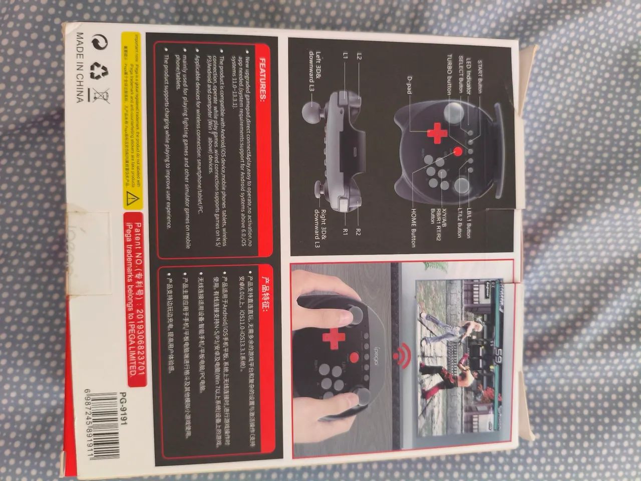 Controle gamer Ipega PG9191 Android/IOS/PC - Foto 3