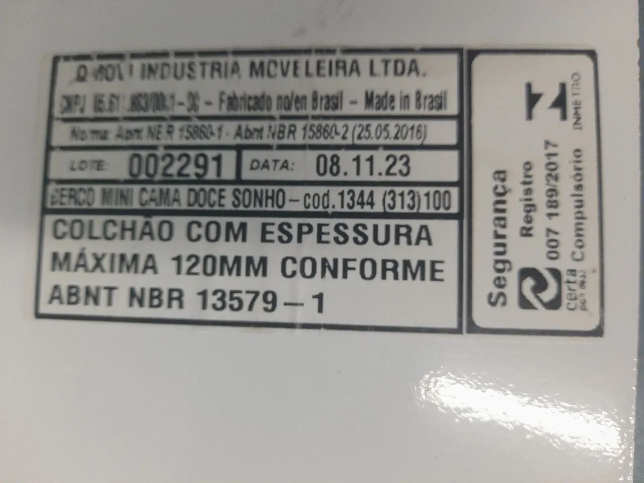 Berço branco estado de novo - Foto 4