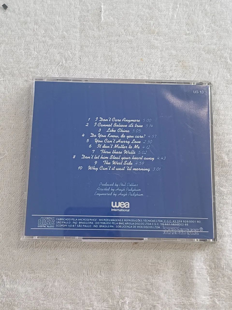 CD de estúdio Hello, I Must Be Going! de Phil Collins - Foto 2