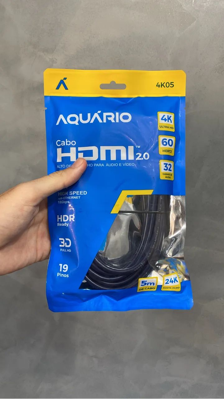 Cabo hdmi 5 metros original 