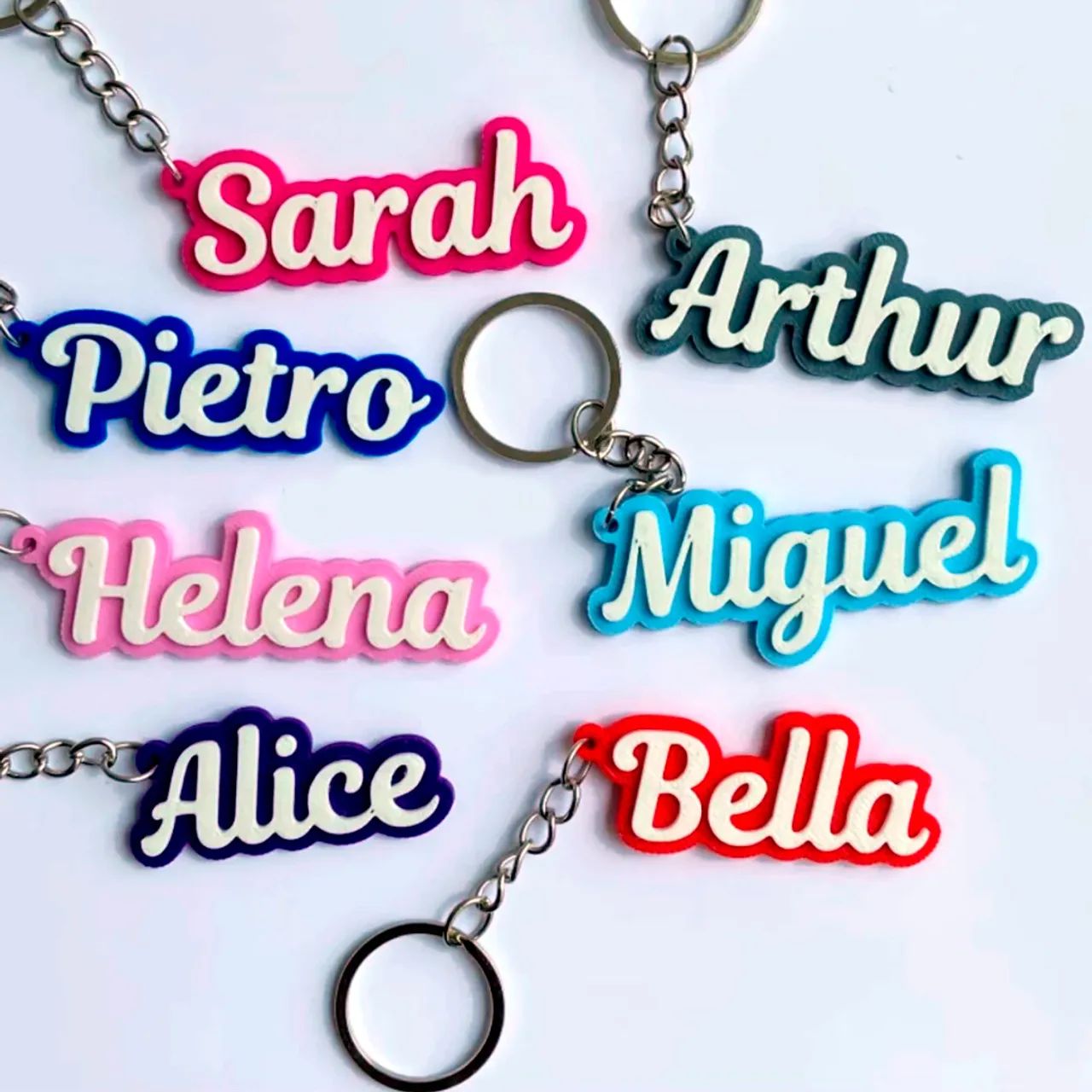 Chaveiros personalizado com o nome 