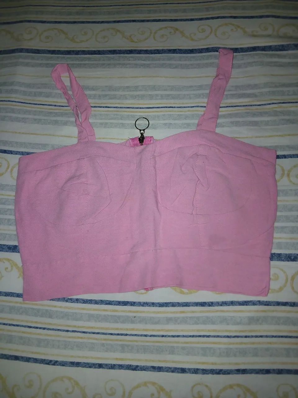 Cropped rosa 50 reais