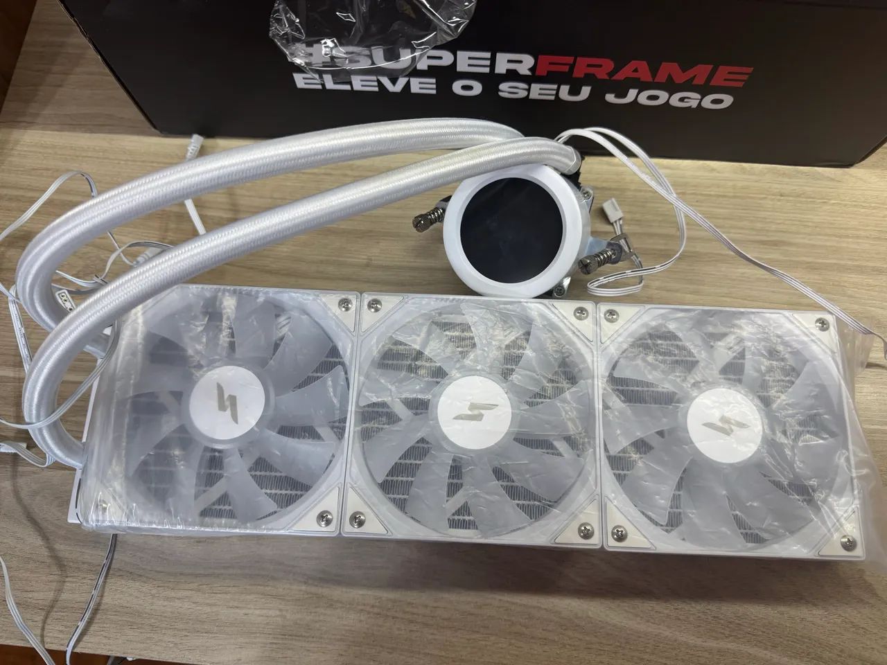 Water Cooler SuperFrame ISENGARD MAGIC, 360mm, Branco