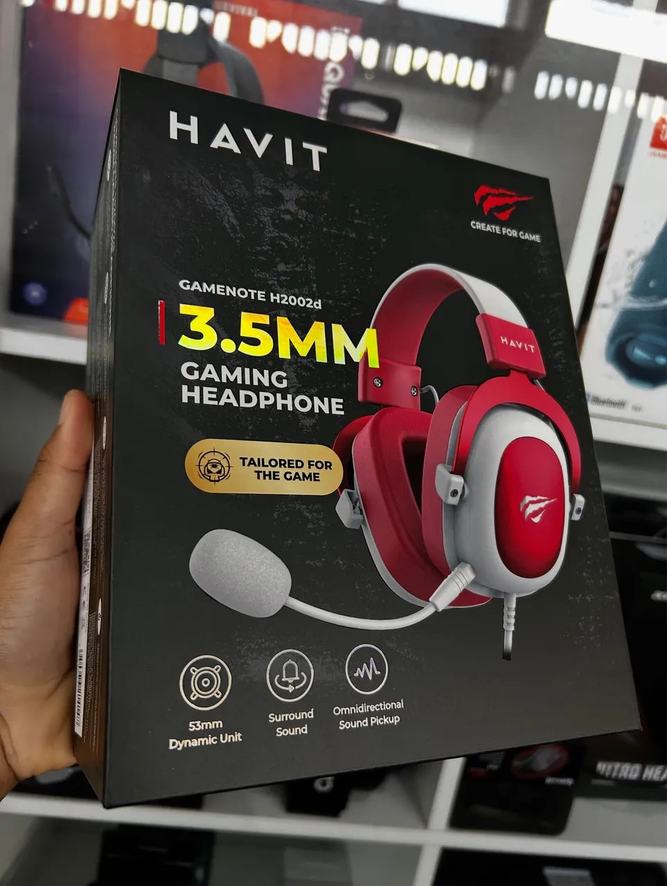 Headset gamer HAVIT com cancelamento ruídos  - Foto 2
