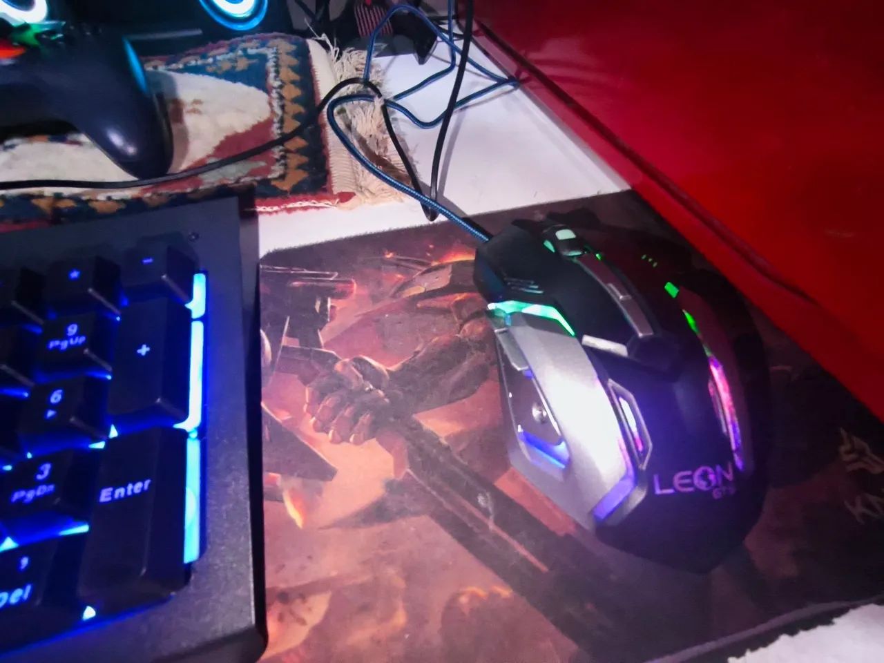 Teclado e Mouse Gamer RGB  - Foto 3