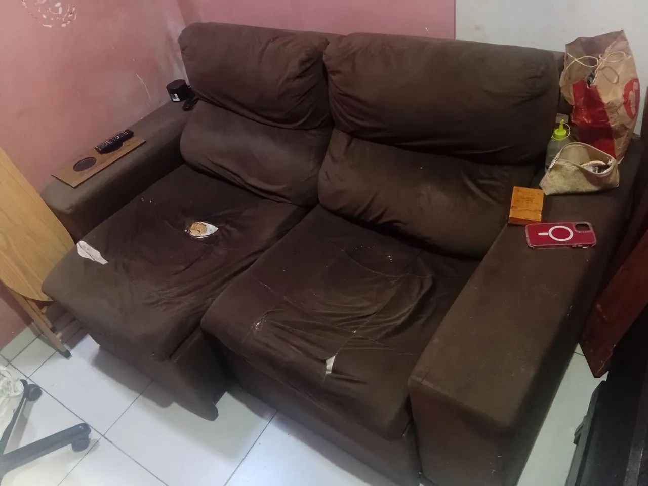 Sofá 2 lugares retrátil 