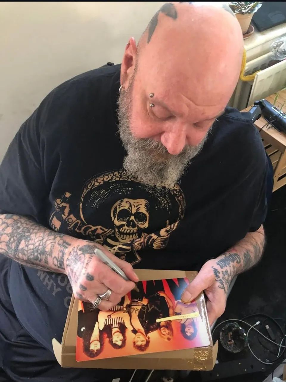 CD Iron Maiden autografado Paul d' Anno - Foto 4