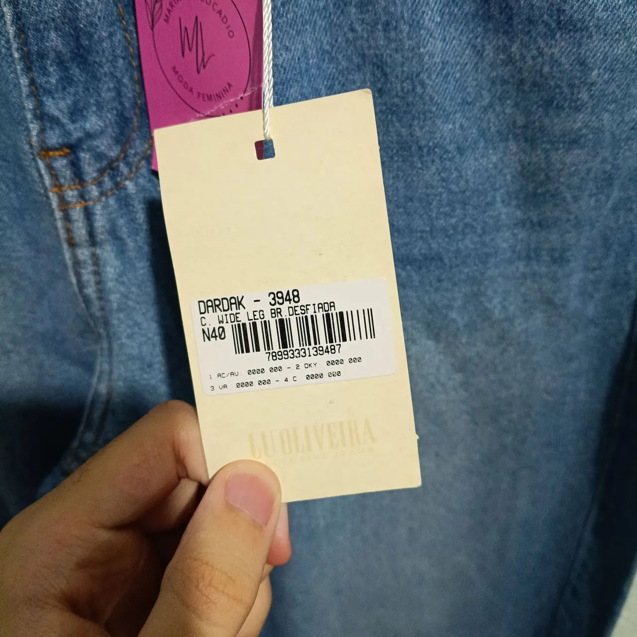 Calça jeans wide-leg  - Foto 2