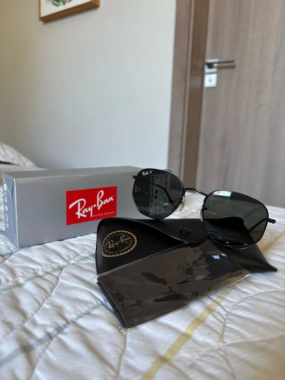 Óculos RayBan - Flat Lenses Hexagonal 
