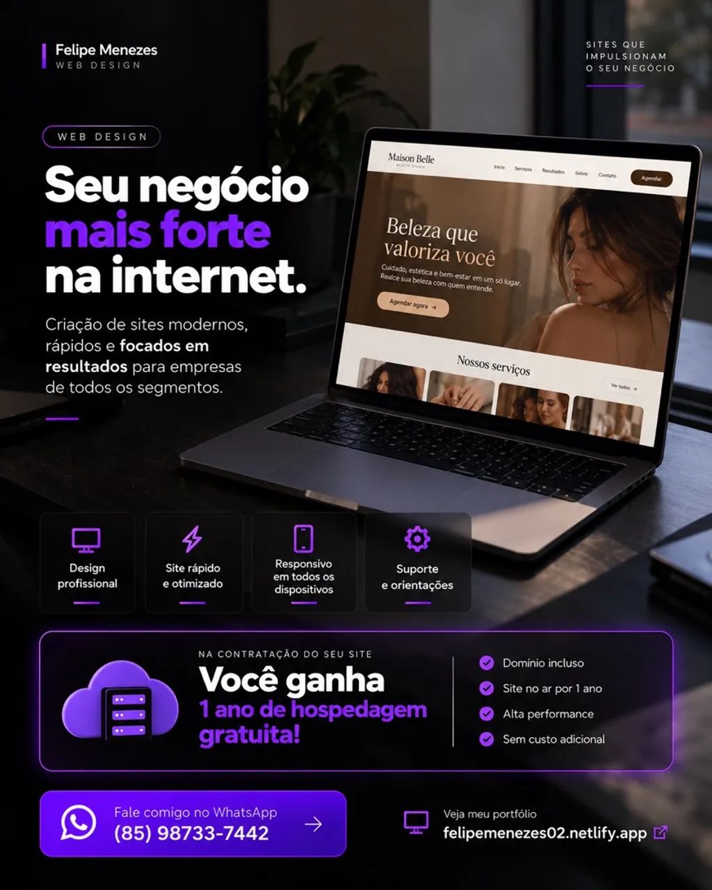 Criação de Sites Profissionais 