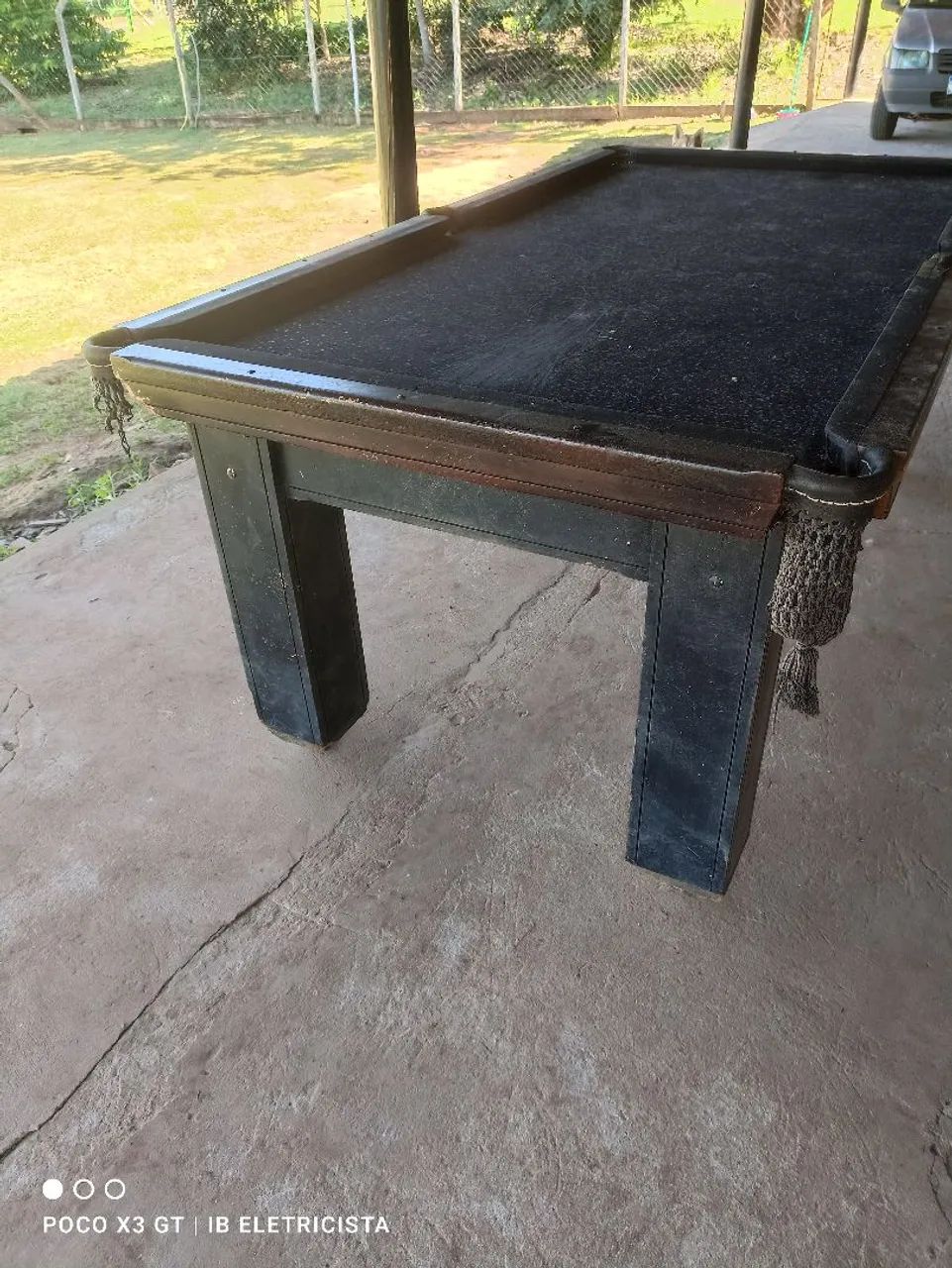 Mesa de sinuca para pequenas reforma
