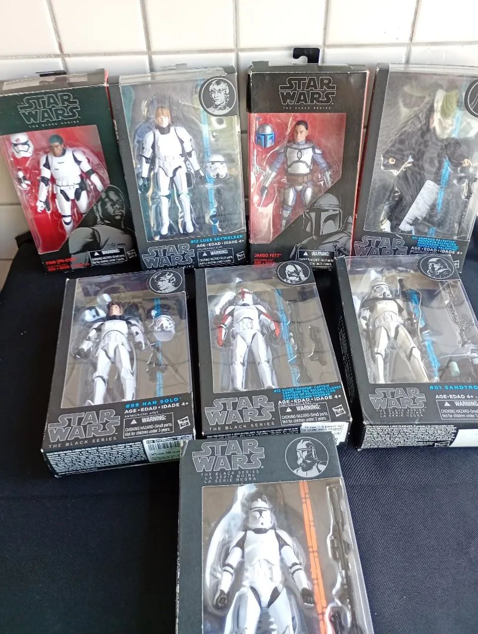 8 Action Figures Stars Wars - Lote
