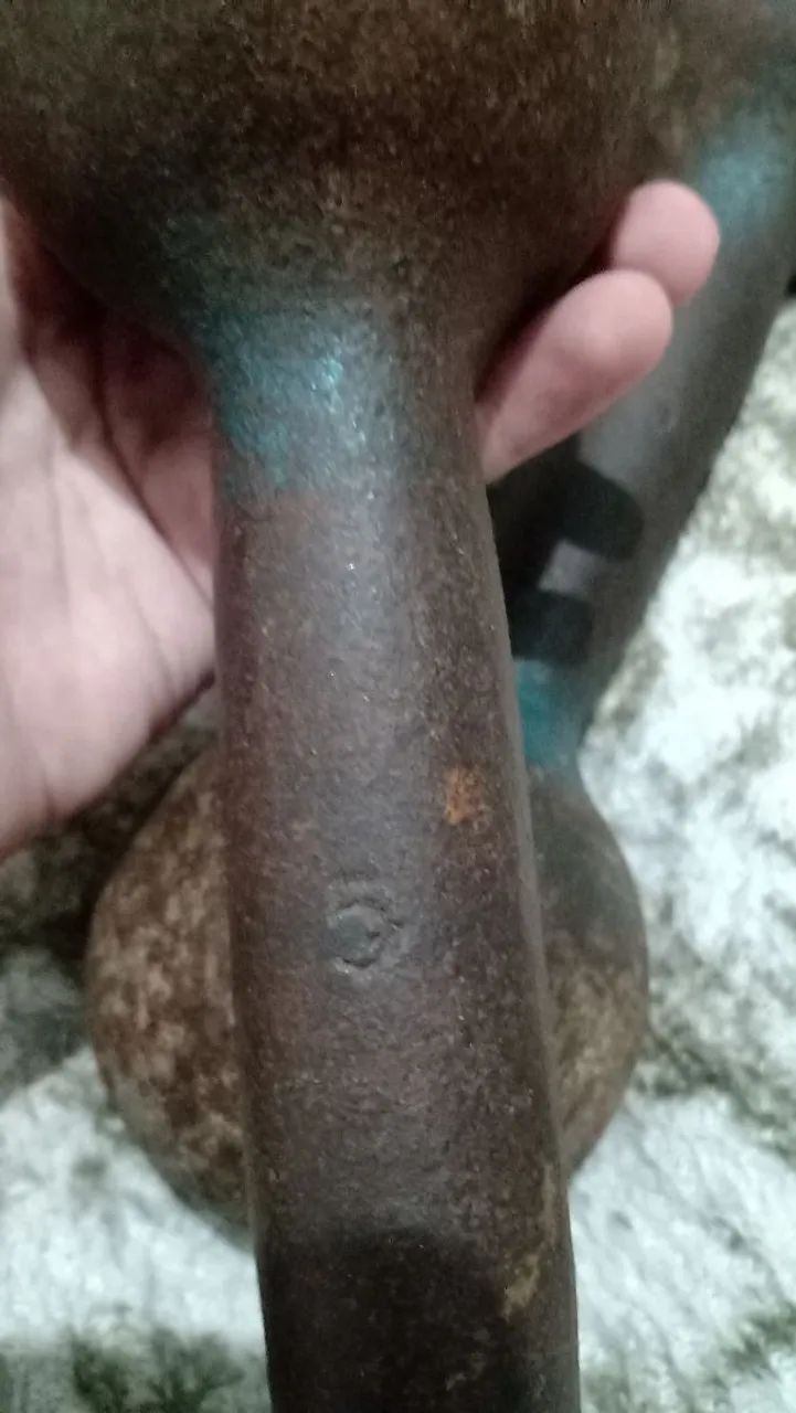 Halteres de 5kg ( Ferro Maciço) - Foto 4