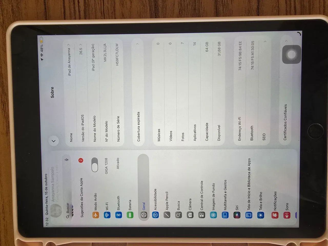 Ipad 9 geração - Foto 2