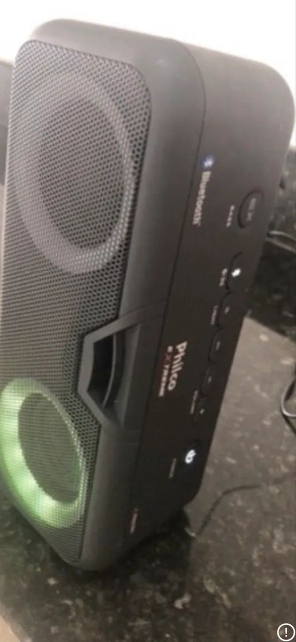 Caixa de som Philco com led Bluetooth média 