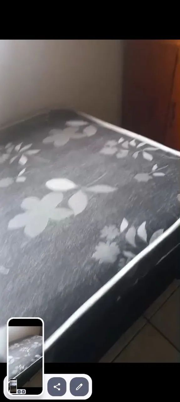Cama solteiro com colchão - Foto 4