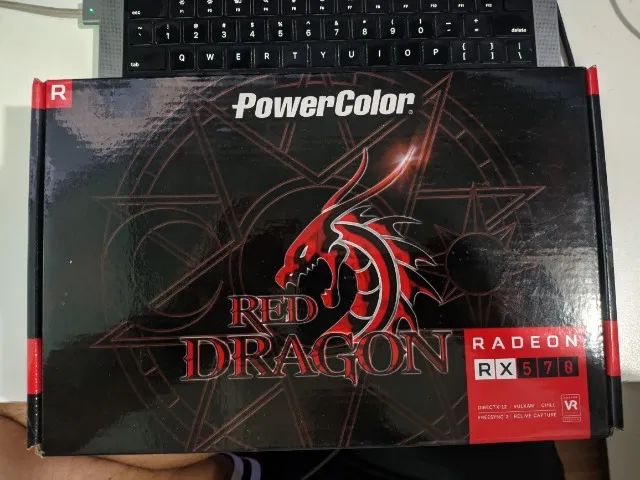 Placa de Vídeo RX570 4gb DDR5 - PowerColor