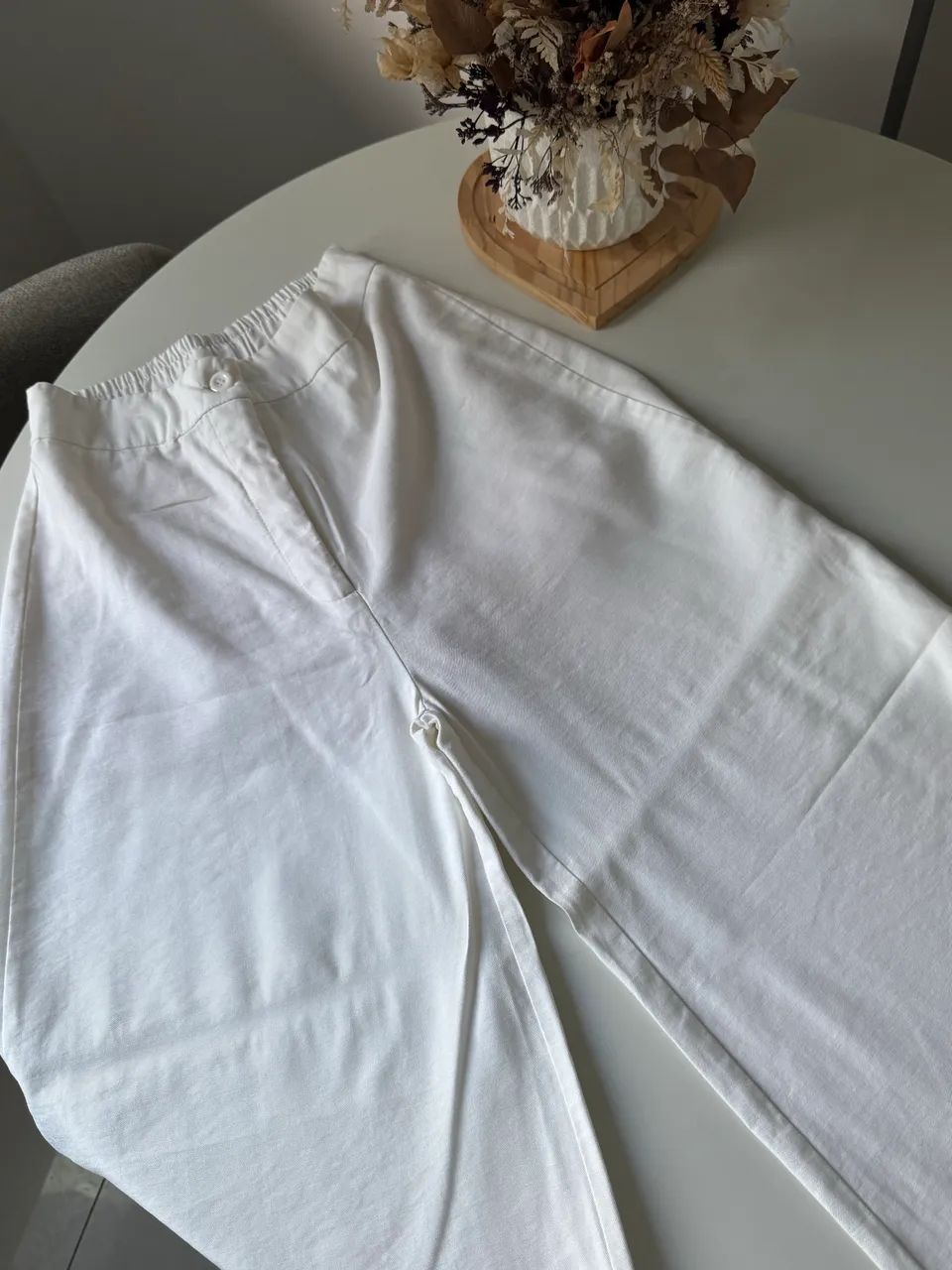 Calça alfaiataria branca  - Foto 2