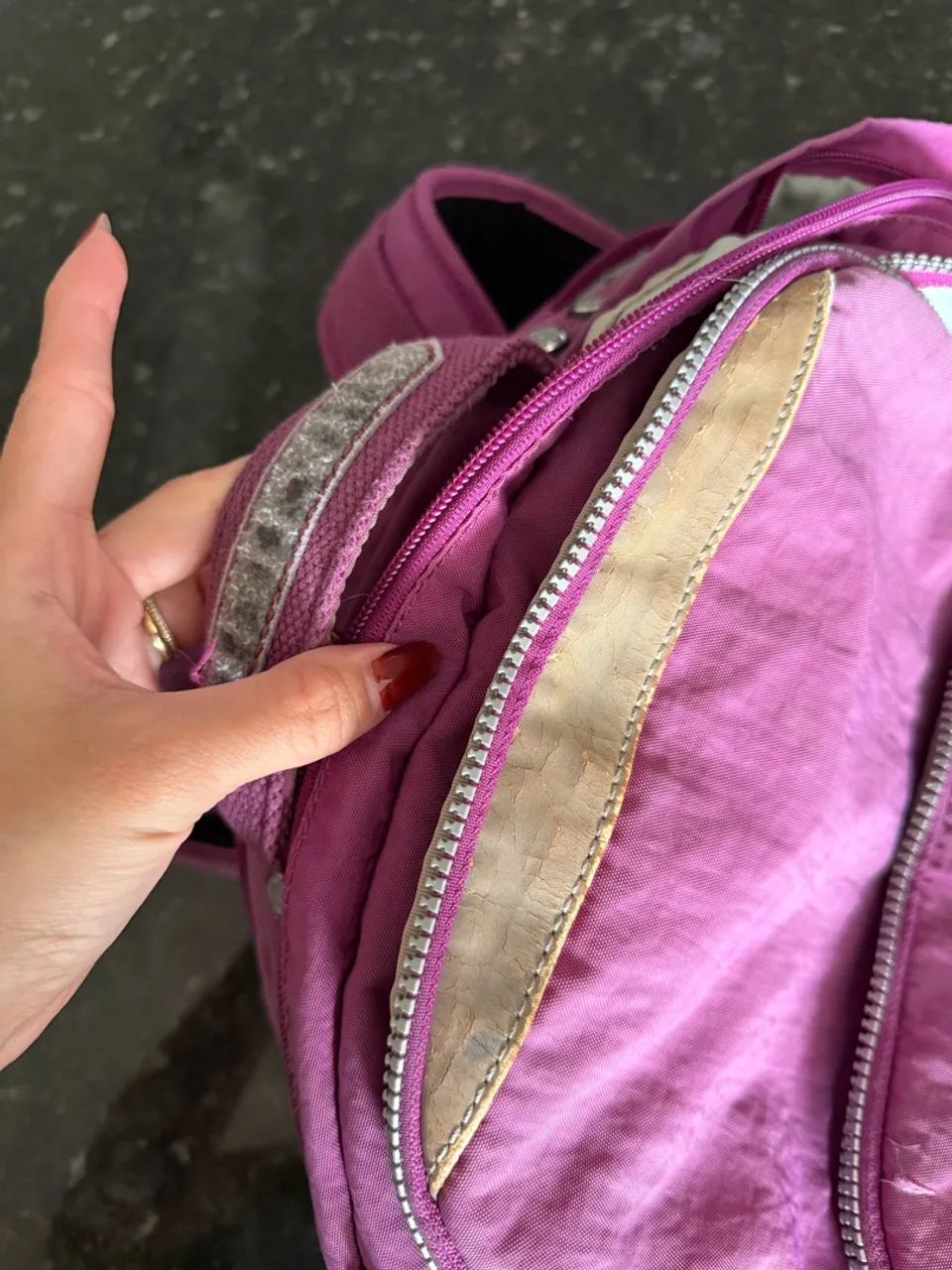 Mochila kipling enorme roxa - Foto 5