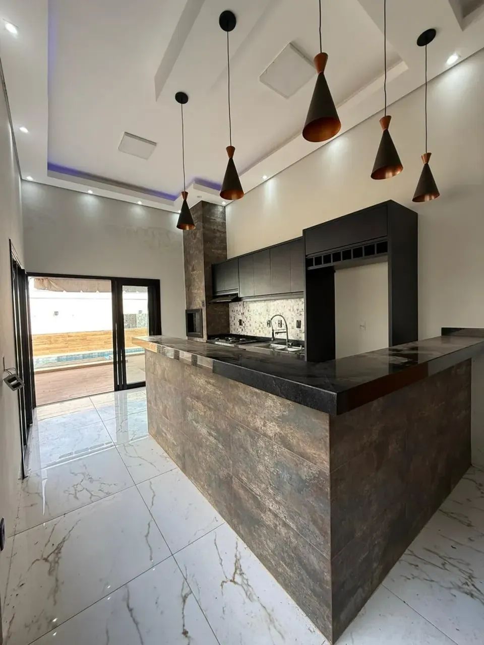 casa em condomínio fechado para alugar com armários planejados e 3 quartos 1 suíte e pisci - Foto 2