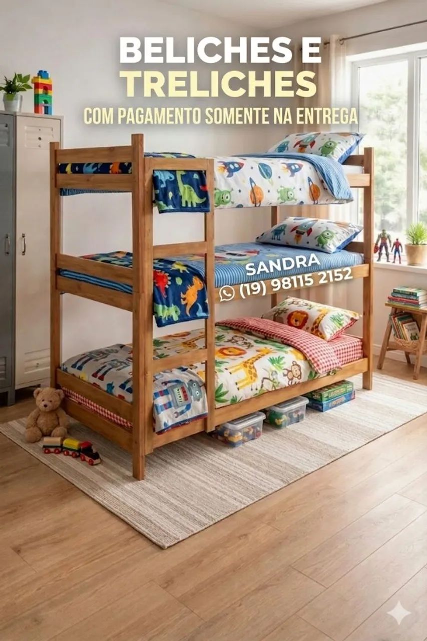 Beliches e treliches a pronta entrega! - Foto 3