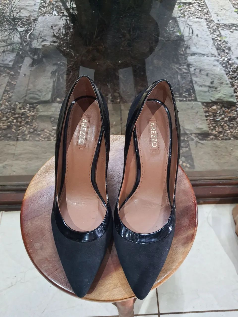 Scarpin Arezzo - Preto - 39