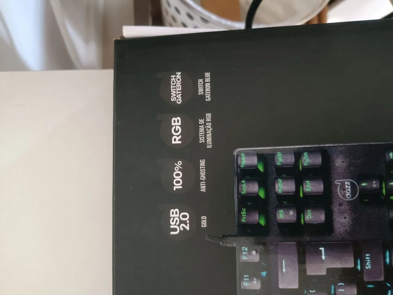 Teclado gamer mecânico dazz eclipse - Foto 4