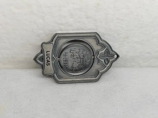 Colar Pingente Corrente Giratória Castelo Harry Potter - Foto 2