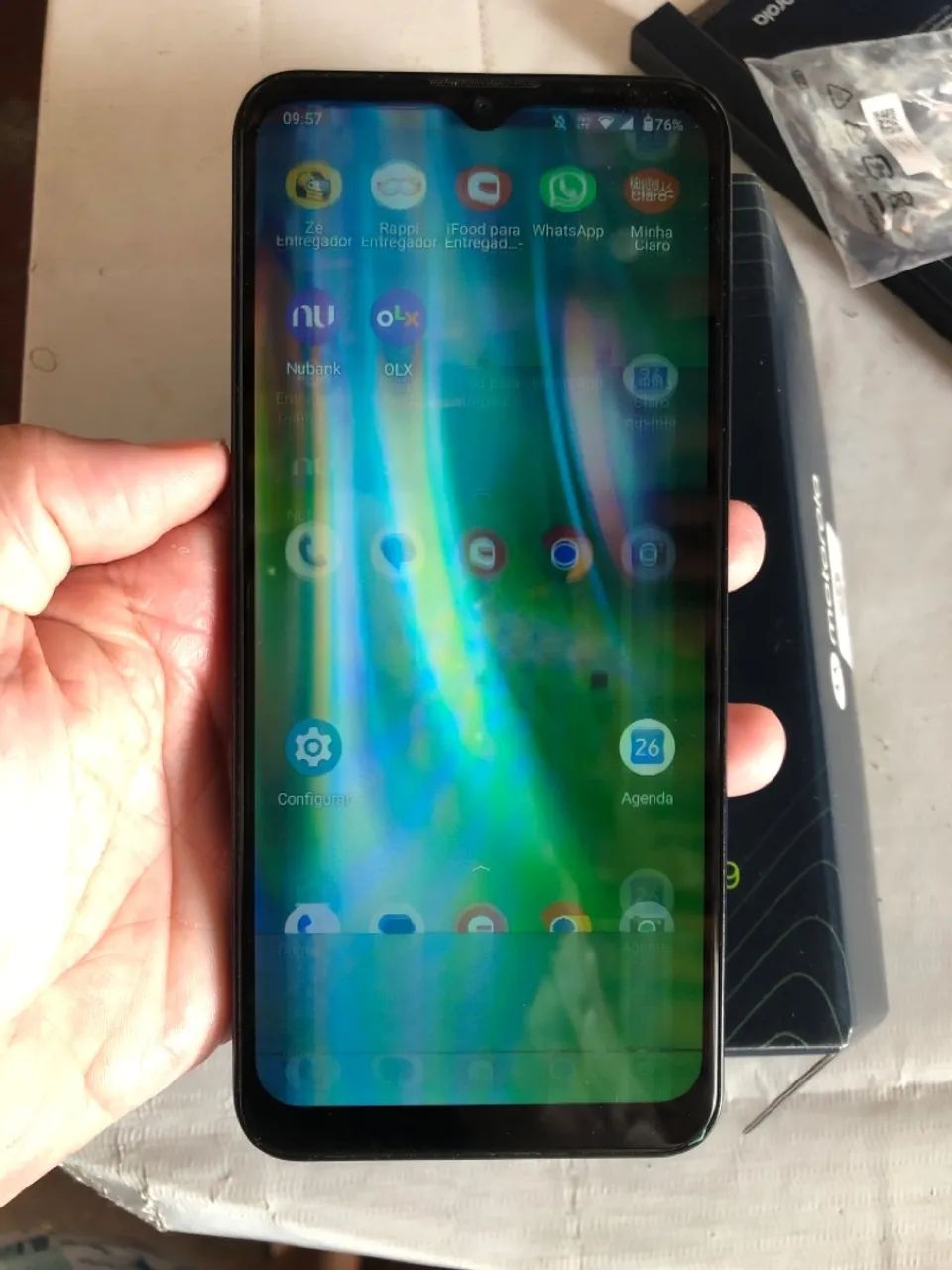 Moto G9 play defeito tela - Foto 3