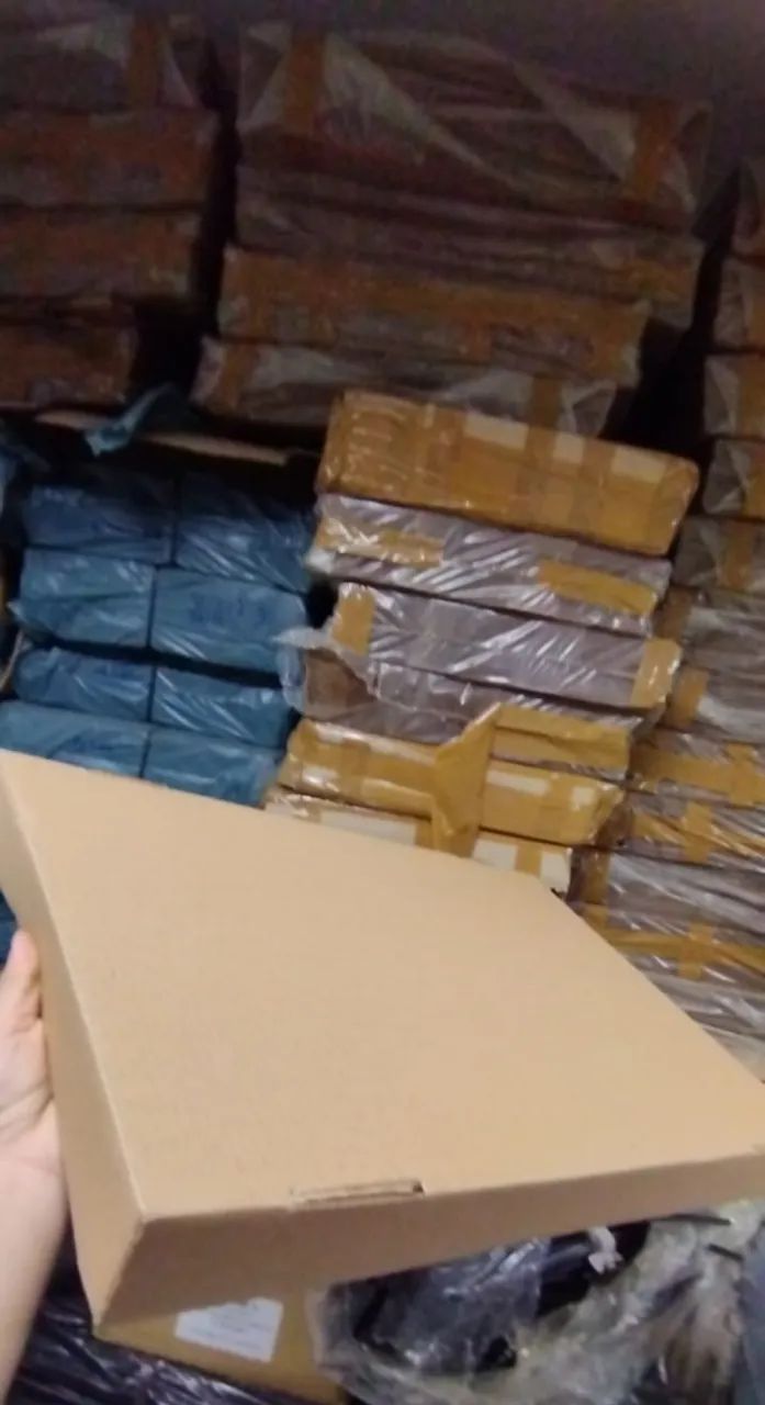 Caixa de papelão com tampa pardo - Foto 5