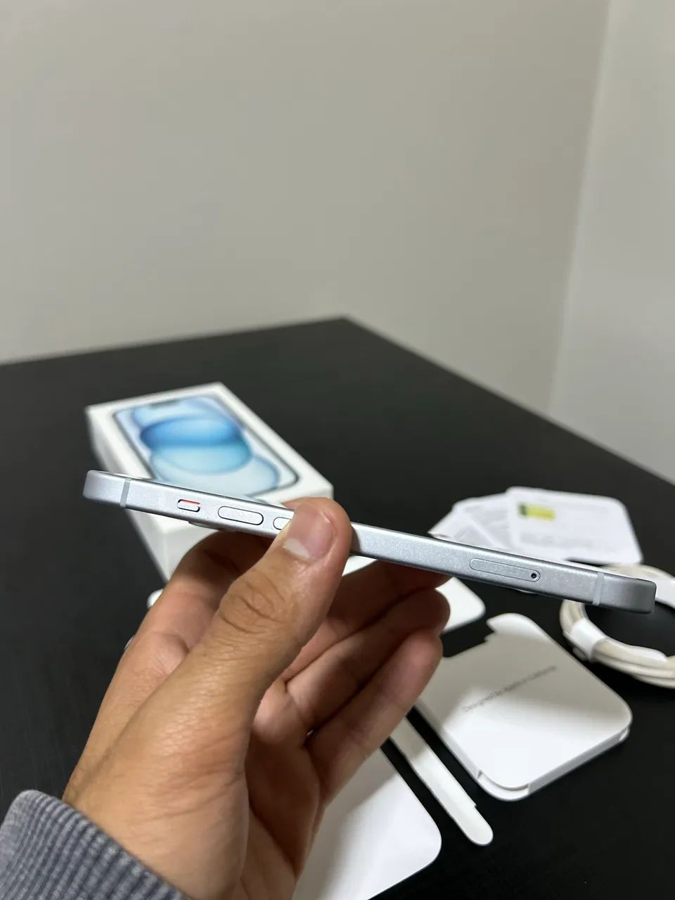 iPhone 15 - Azul 128gb c/ caixa  - Foto 3