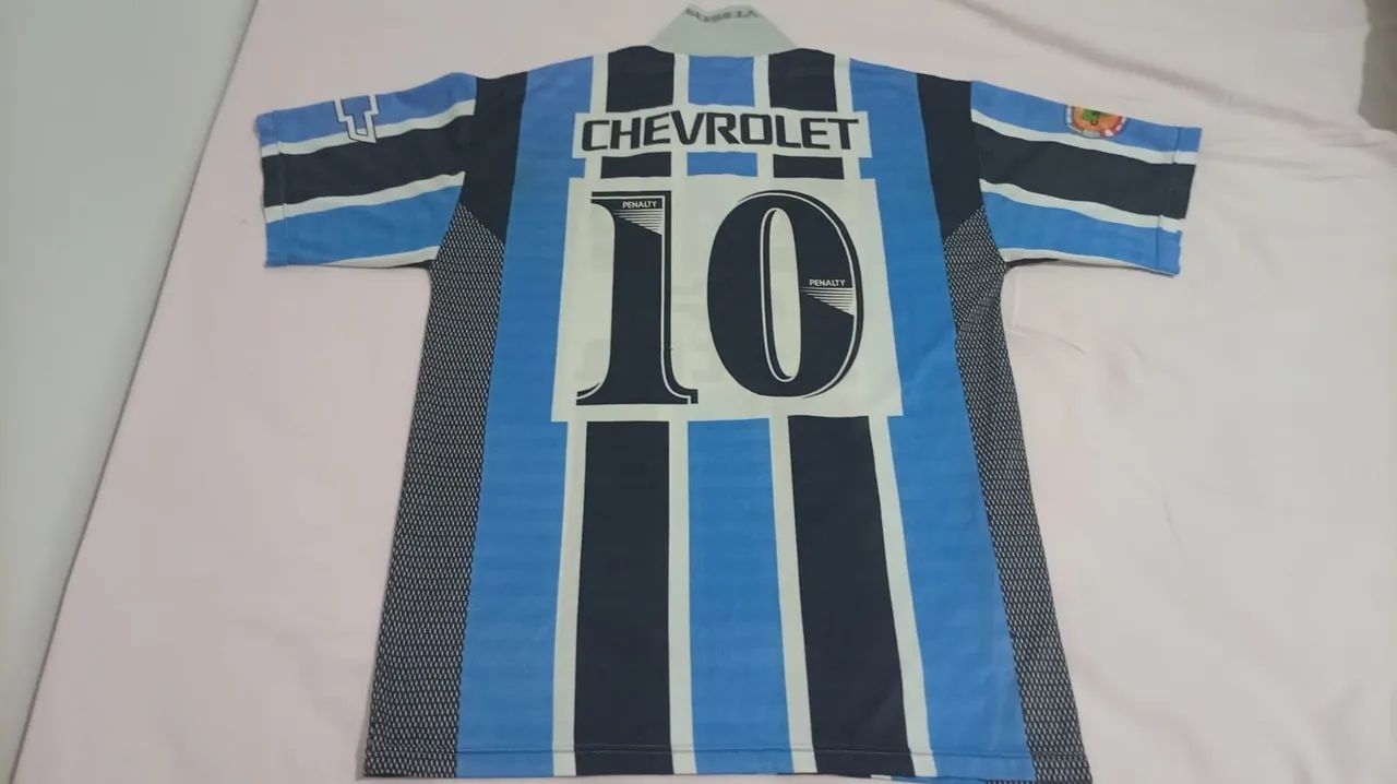 Camisa oficial Grêmio 1999 Ronaldinho Gaúcho  - Foto 2