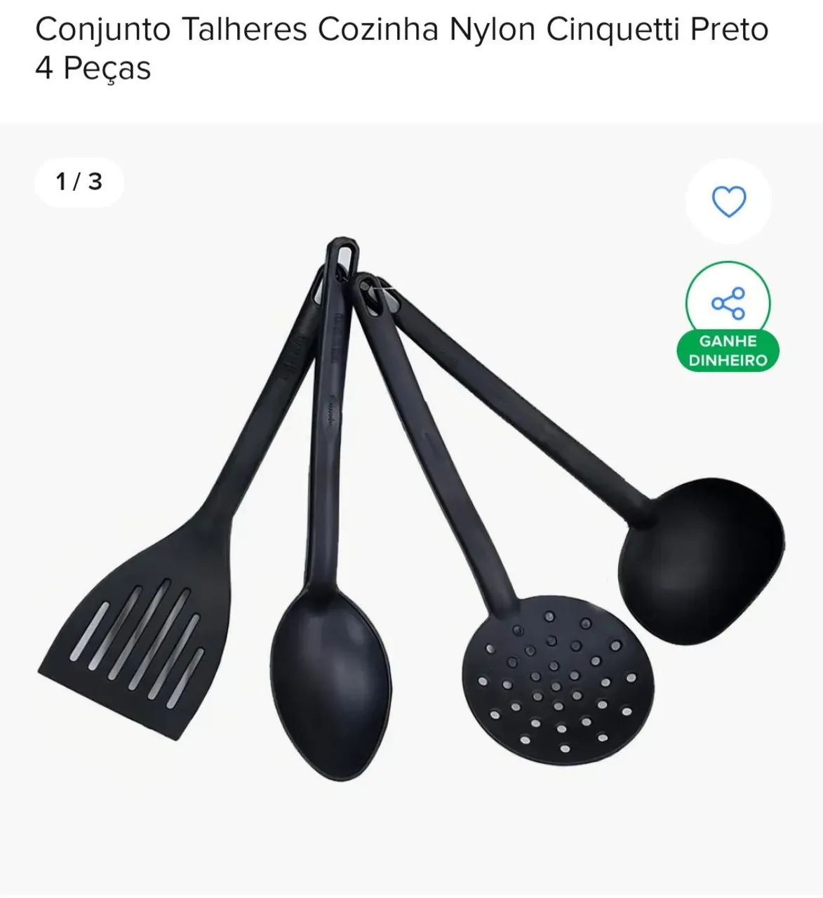 Panelas, 4 copos e 4 pratos, 3 colheres 3 garfos e 3 facas, vasilhas, conchas e socador,  - Foto 3