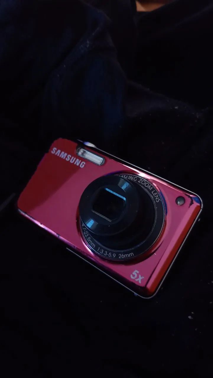 Câmera Samsung pl120 rosa 