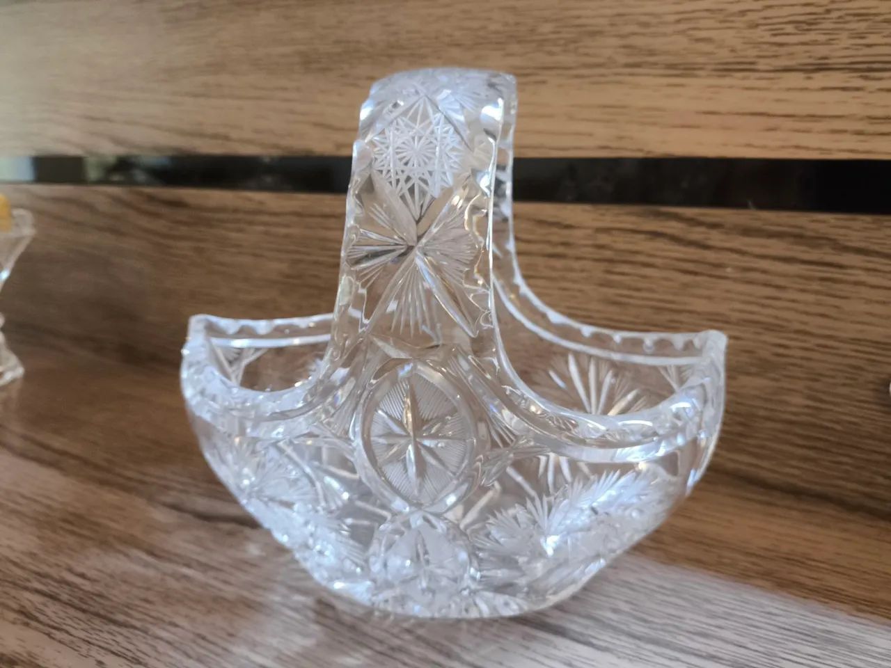  Cesta em Cristal Tcheco 