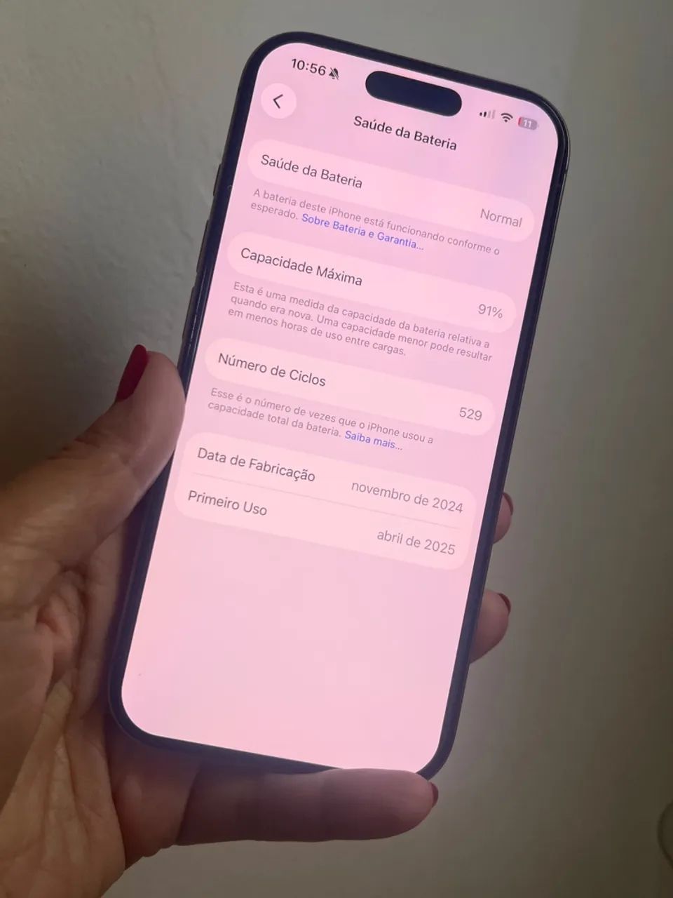 iPhone 16 pro com nota fiscal - Foto 2
